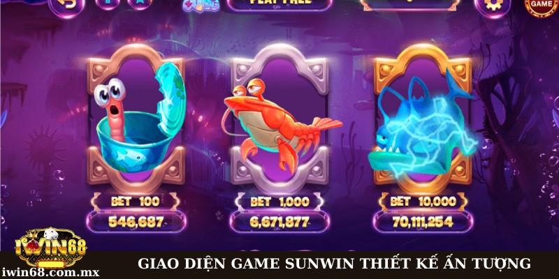 Game Sunwin - Review cổng game giải trí hàng đầu năm 2025 1 Giao diện trò chơi được thiết kế ấn tượng, màu sắc hài hòa
