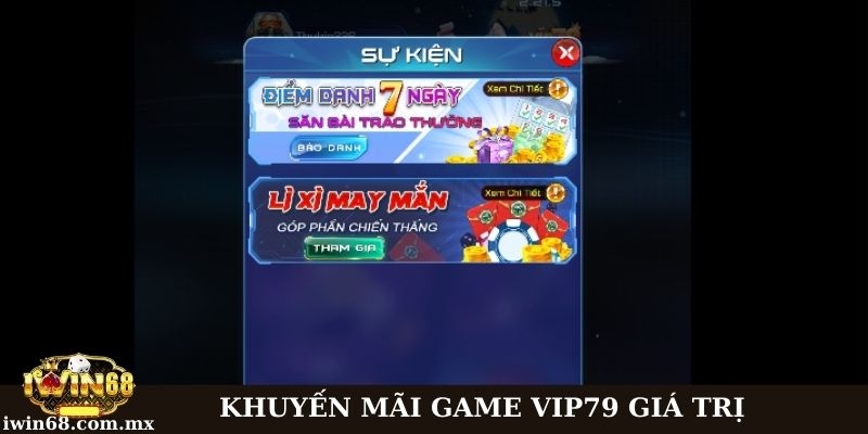 Game Vip79 - Kho game giá trị hàng đầu thị trường châu Á 2 Mở rộng vốn với 2 chương trình khuyến mãi cực hời tại Vip79